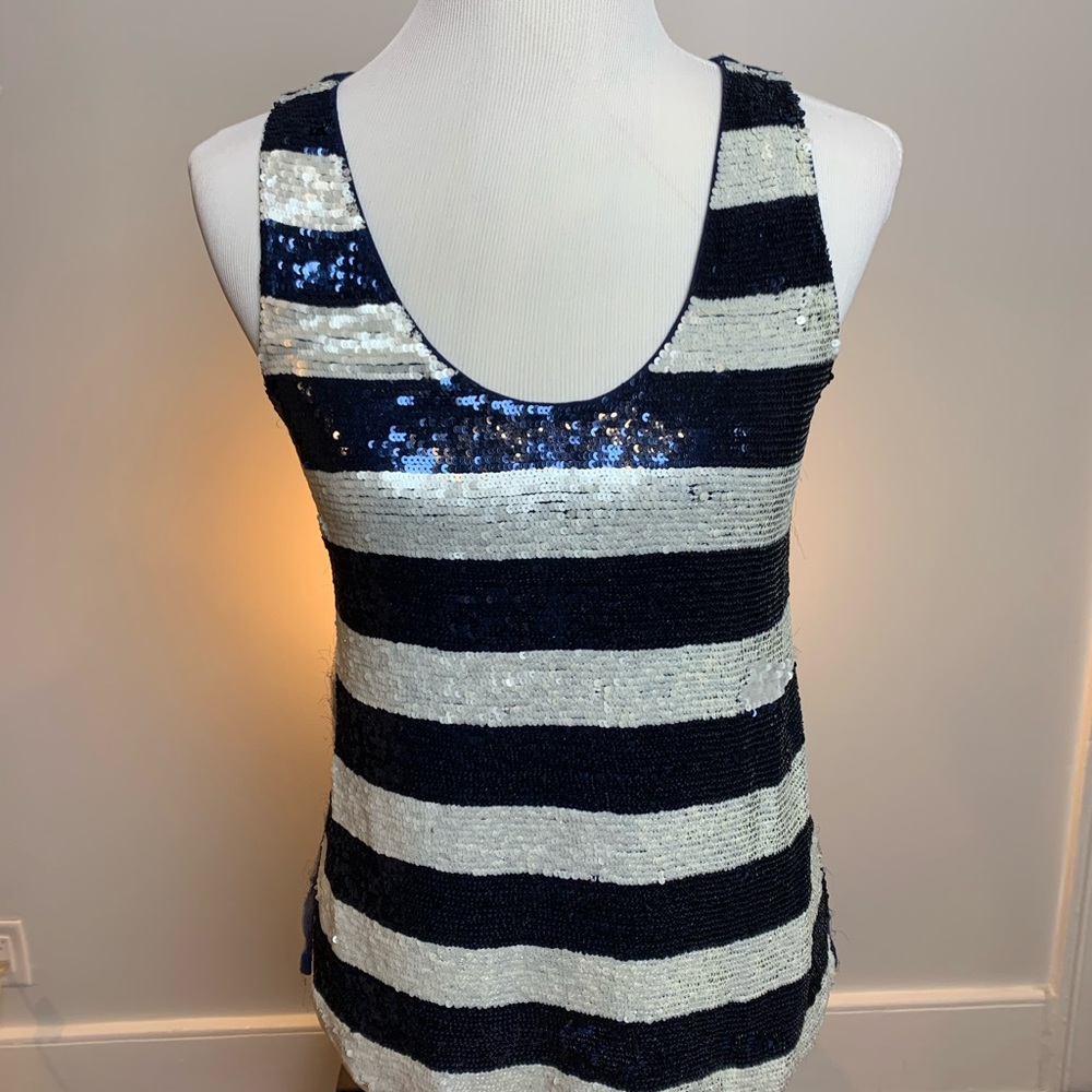 Sequin-Striped Top - Picture 2 of 3